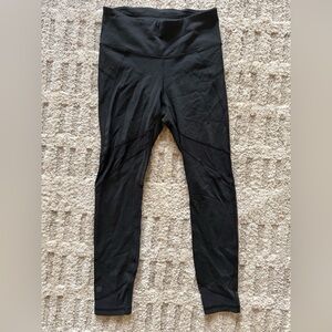 Athleta Black Mesh Leggings